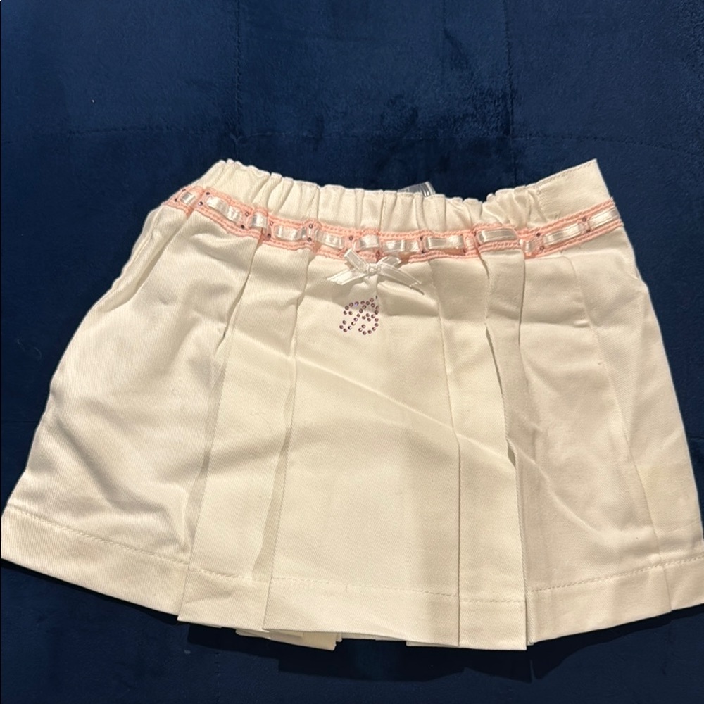 Miss Blumarine Skirt with Pink Rhinestone